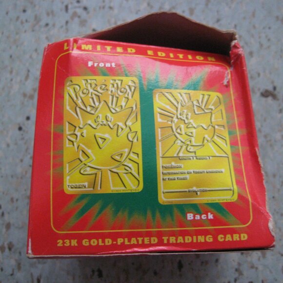 23 karat gold pokemon card togepi Togepi - Pokemon Burger King